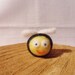 Needle Felted Bee - miniature bumble bee figure - 100% merino wool