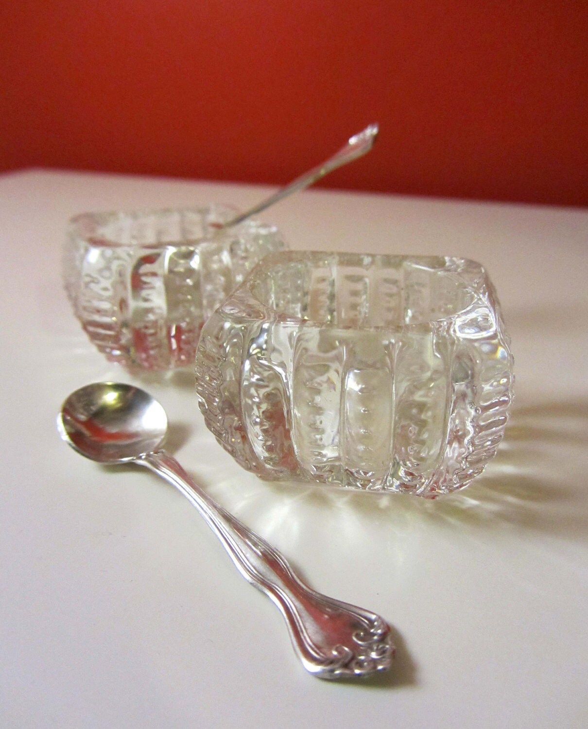 Westmorland Sterling Salt Spoons & Dips Vintage and