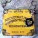 Ouija Board Pendant Necklace Polymer Clay and Resin