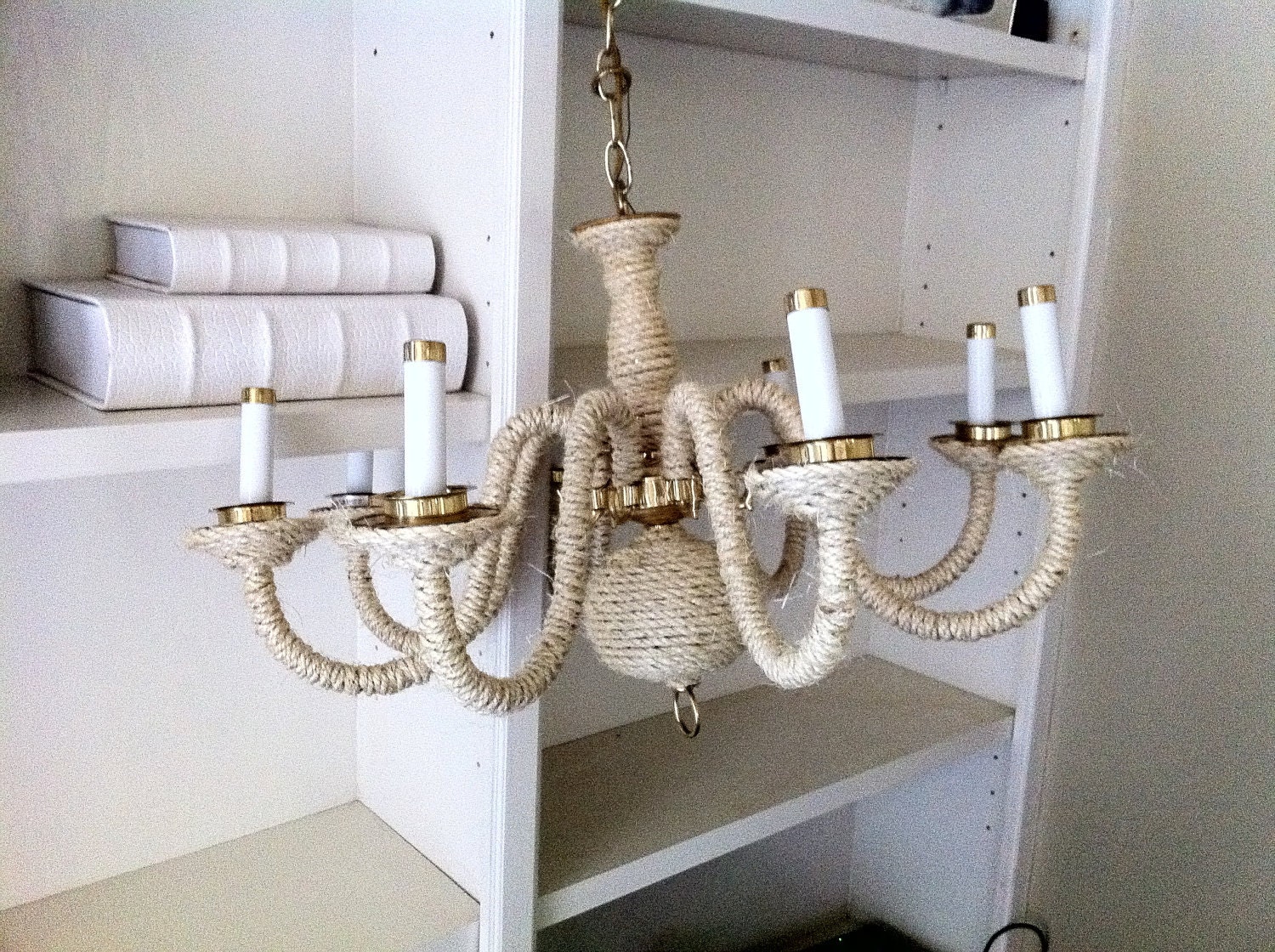 Jute Rope Chandelier