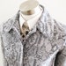 Vintage Python Print Coat Jacket