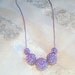 Happy Hydrangea Lilac Necklace