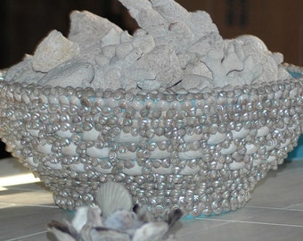 Sea Shell Encrusted Bowl