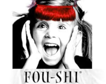 FOU-SHI - the instant haircut - red - pony to connect
