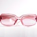 Vintage Pink Sunglasses - Translucent Frames and Lenses circa early 1990s