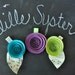 Paper Flower Barette Paper Flower Hair Clip
