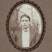 C.1910 Antique unusual man portrait. Oval framed.
