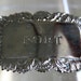 Vintage Silver Plated Metal Port Bottle Tag For Decanters