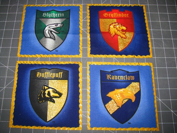 Harry Potter Hogwarts Four House Shields Set Out of Print