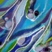 art textured, abstract original art, felt pebbles