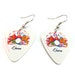 Queen Guitar Pick Earrings, Nickel Free, A Night At the Opera Album Art