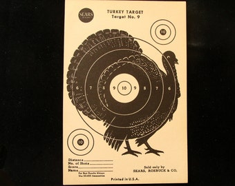 Vintage Turkey Target no. 9 by Sears