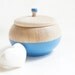 Mini Treasure Pot, Water Blue: Wedding Decor, Engagement, Special Jewelry Box, Toothfairy