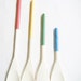 Wooden Spoons Set of 4: Rainbow Kitchen Utensils