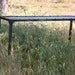 Vintage Industrial Console Table. Steel, urban, minimalist design. Custom sizes avail. Reclaimed wood top avail.(sofa, mid century modern)