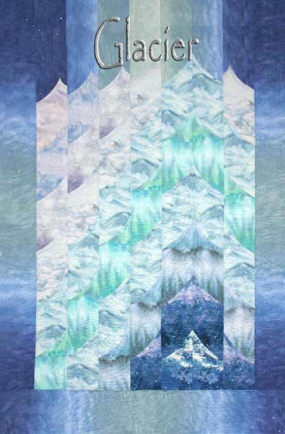 Glacier Quilting Quilt Kit by Lisa Moore Mountain Peaks made
