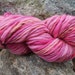 Handspun yarn - green sale - 15% off - handpainted wool - thick and thin - 4.3oz. - 96 yards