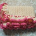 30% Off Special Pink Ruffled Crocheted Baby Blanket