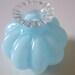 RESERVE for Pam Antique Powder Blue Glass Vase