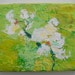 Original textured abstract painting My Green Valley
