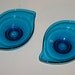 Very Nice Pair of Turquoise Blue Candy Dishes