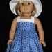 American Girl Doll Sundress and Hat