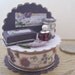 12th Scale (Dollshouse) Shabby Chic Perfume Display Stand in Lilac