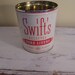 Vintage Swift Tin, Red and White
