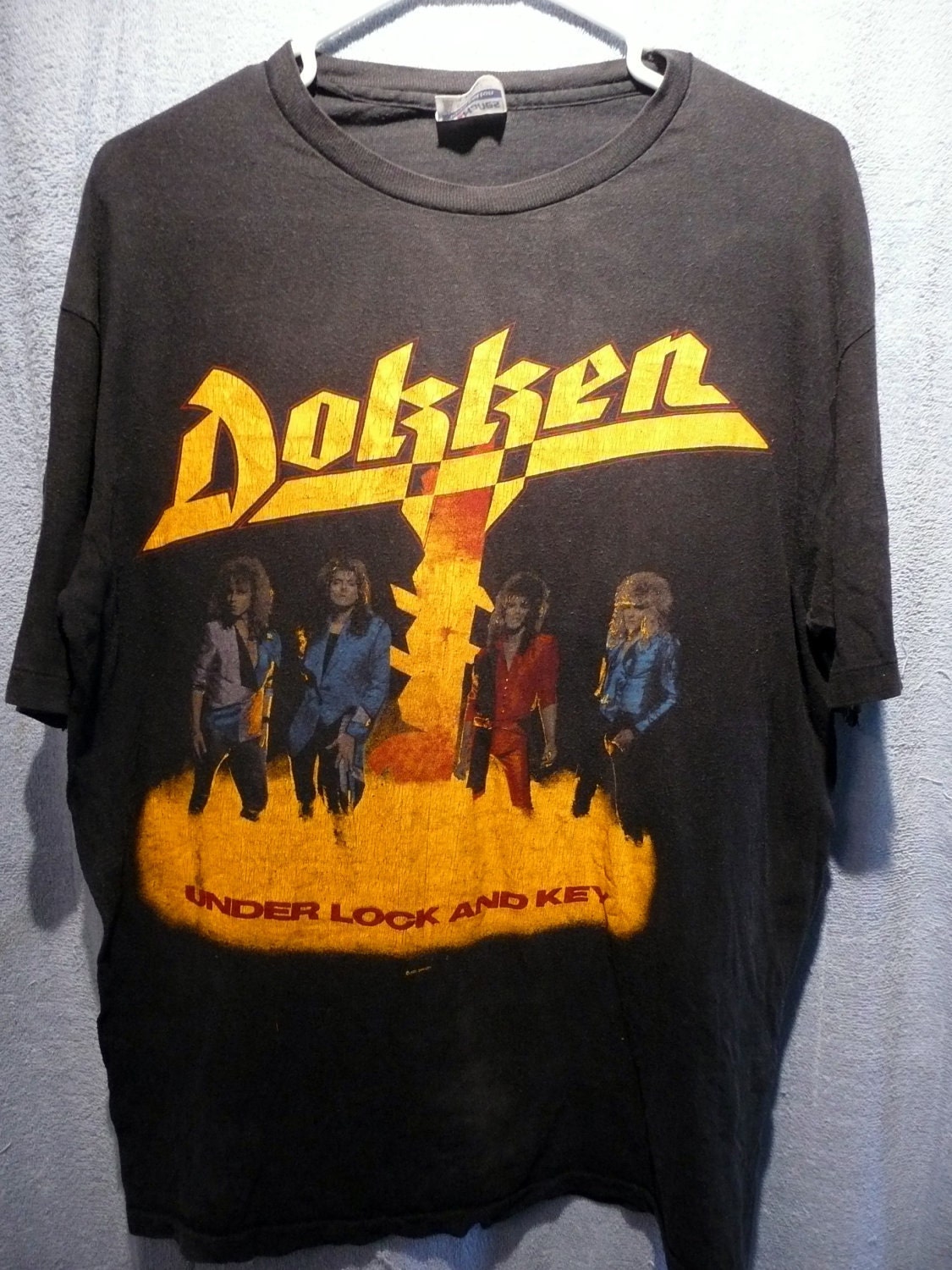 Original 1985 Dokken Vintage concert T shirt