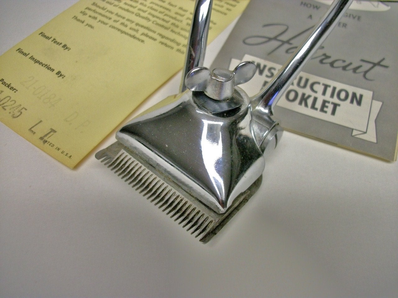 Vintage Craftsman Hand Hair Clipper..Original Box with