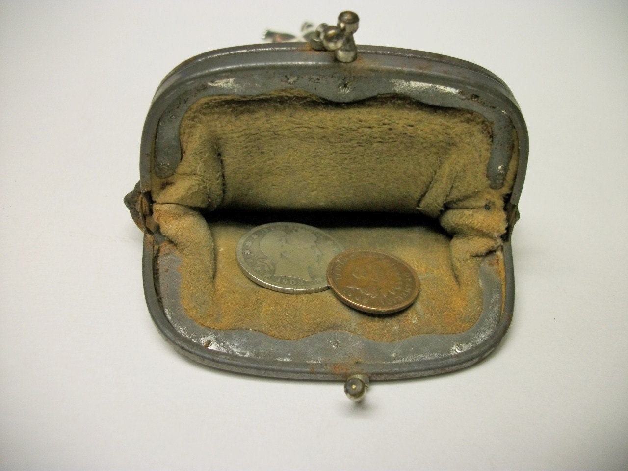 Antique Leather Coin Purse 1920's