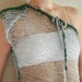 SALE 50% off / Emerald One Shoulder Summer / Top / Beach Cover Up / Women's Clothing / OOAK Clothing / Summer Blouse/ Summer Shirt / XS - S