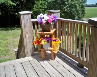 Plant Stand With Shelves, Wood Plant Stand , Wooden Plant Stand, Indoor Plant Stand,Outdoor Plant Stand,Deck Plant Stand, Nik Nak Table