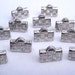 Silver tone Ribbon Crimps