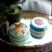 Vintage 1950's-60's Riley's Toffee Round Tin England- Set of 2