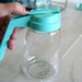 mmm, warm syrup....fedco federal housewares syrup pitcher turquoise aqua like NEW midcentury