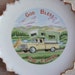 God Bless Our Camper Kitschy Vintage Hanging Plate