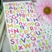 Alphabet Stickers, Sticko, 94 Pieces