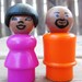 Fisher Price Little People Sesame Street Gordon and Susan