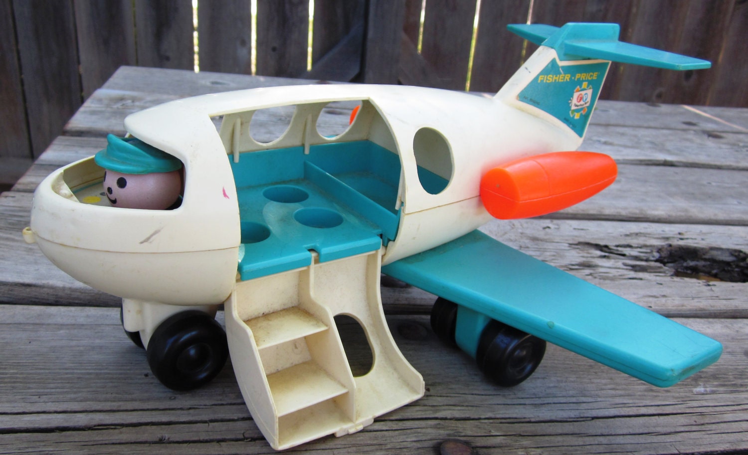 fisher price airplane vintage