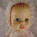 Baby Doll Ideal Toy Corp 1971 Vintage Plastic Girl Doll with Pink Nightgown