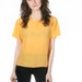80s SILK mustard yellow spring BLOUSE top shirt