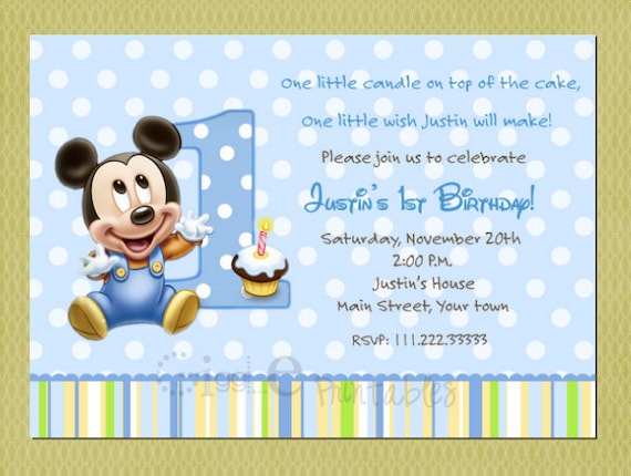 Carte D Invitation Anniversaire Bebe 1 An Gratuit Nanaryuliaortega Site