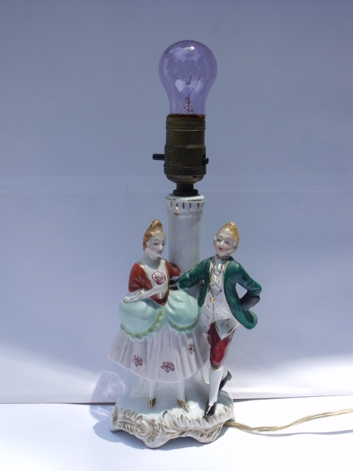 Victorian Lamp from Occupied Japan