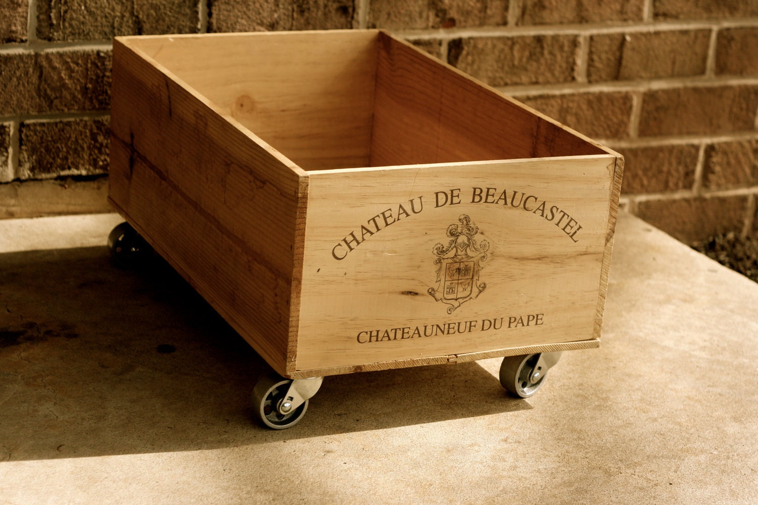 wheeled wine carrier