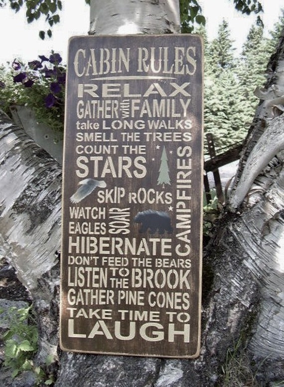 cabin-rules-subway-typography-word-art-sign