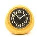 AMAZING find Vintage yellow ORIGNAL BOX ruhla alarm clock from gdr