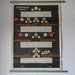 Vintage East German Chart Chain Reaction Physics Pull-Down Science Educational Classroom Poster