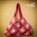 Crocheted Bag / Purse, Granny Square Crochet, Women Fashion, Ready to Ship