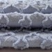 Blue Cabin Crafts Squiggle Needletuft 24 x 21" Chenille Bedspread Fabric Piece